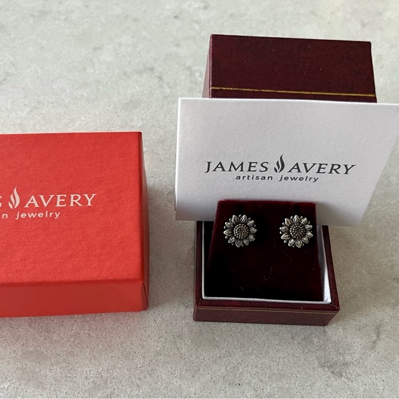 James Avery Jewelry - JAMES AVERY WILD SUNFLOWER STUD EARRINGS, pierced